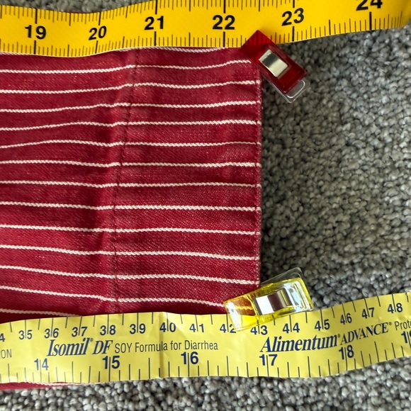 Vtg Ralph Lauren Jeans Co Blue Corduroy Collar Red Pinstriped Chore Barn Jacket - Picture 14 of 16